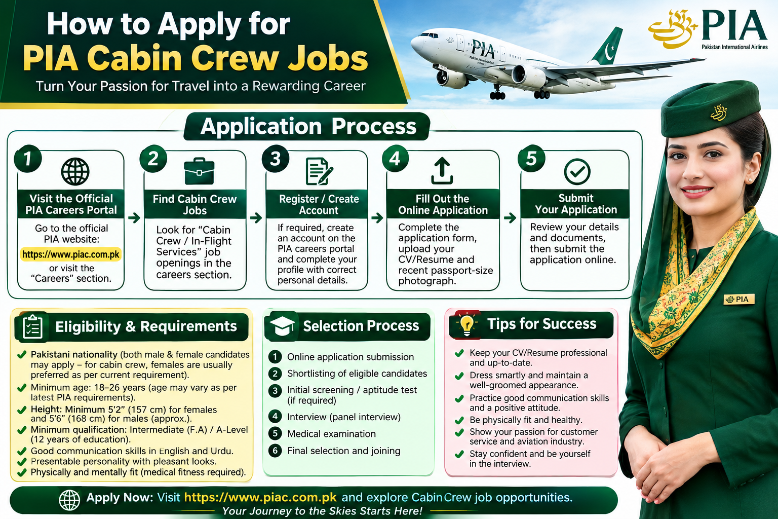 How to Apply for PIA Cabin Crew Jobs 2026: Full Guide
